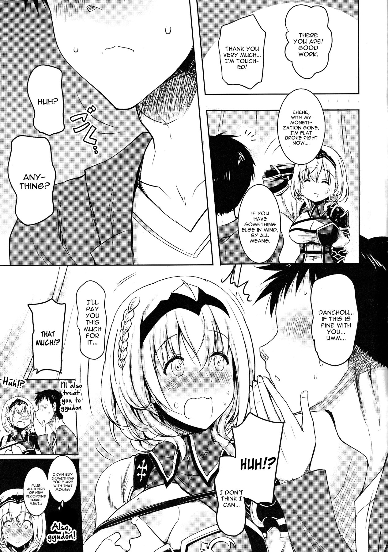 Hentai Manga Comic-A Book About Diligently Massaging Shirogane's Breasts-Read-5